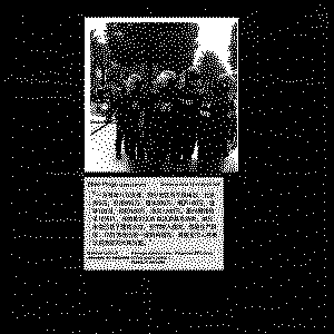 Deleted social media post with a photograph of police.